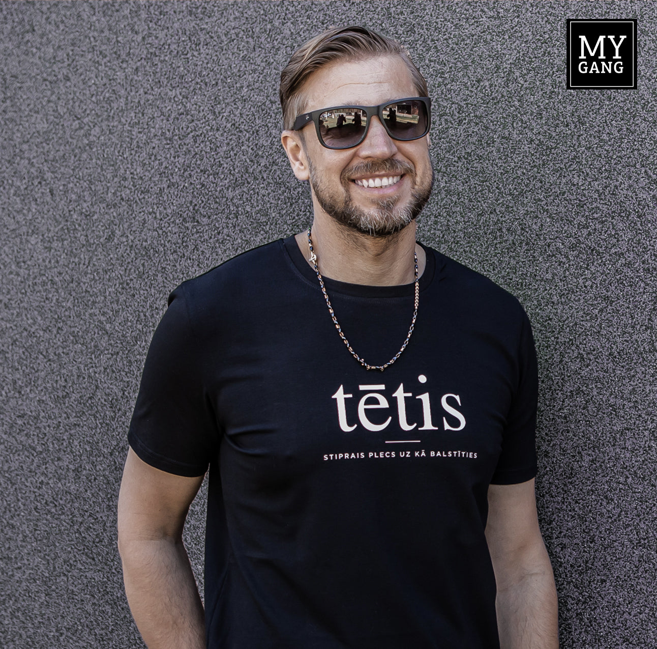 T-krekls TĒTIS. STIPRAIS PLECS UZ KĀ BALSTĪTIES