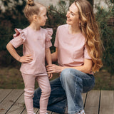 T-kreklu komplekts MAMMA UN MEITIŅA