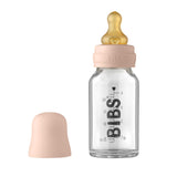 Jaunums BIBS stikla barošanas pudelīte 110ML (blush) 0+ mēn.