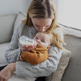 Jaunums BIBS stikla barošanas pudelīte 110ML (blush) 0+ mēn.