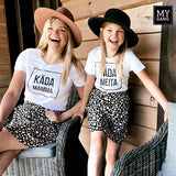 T-kreklu komplekts KĀDA MAMMA. TĀDA MEITA
